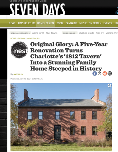 Seven Days Article - 1812 Tavern